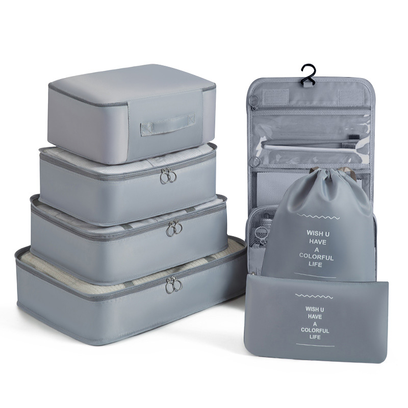 Travel Accessories Packing Cubes - 기숙사생용 다용도 여행 수납 세트, 옷,