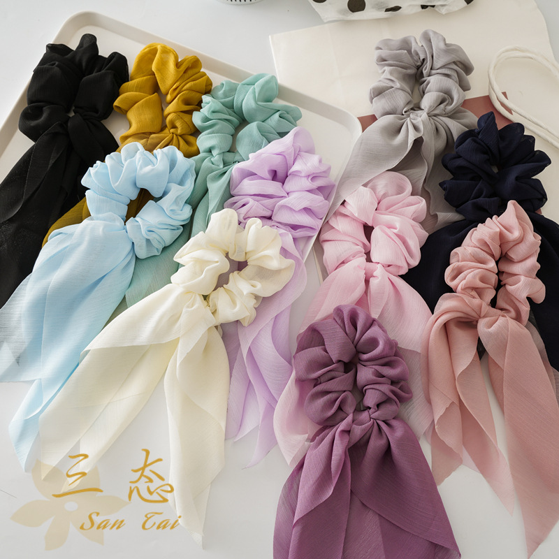 Travel Accessories Girls - 1Pc 패션 25cm 쉬폰 긴 리본