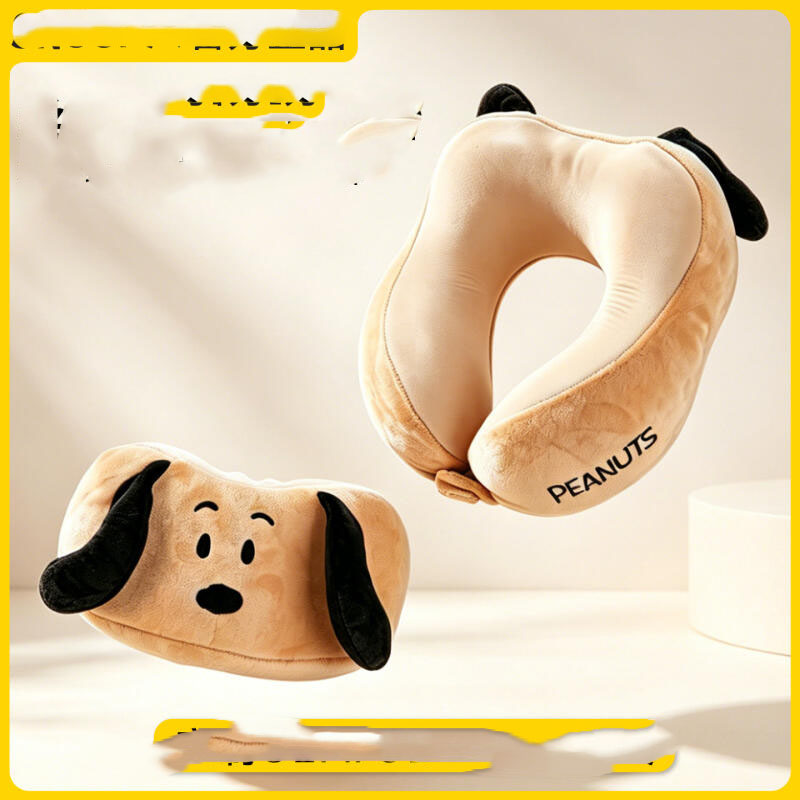 Travel Accessories In Train - 귀여운 스누피 U자형 목베개 휴대용 소프트