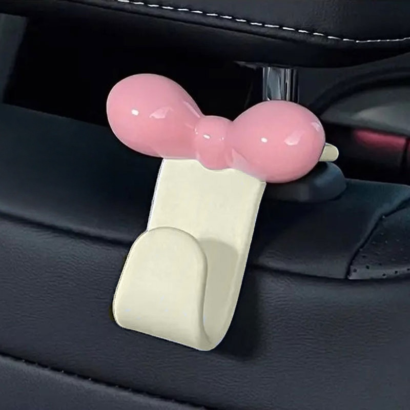 Travel Accessories Car - 미니멀리스트 보우 자동차 뒷좌석 걸이형 후크,