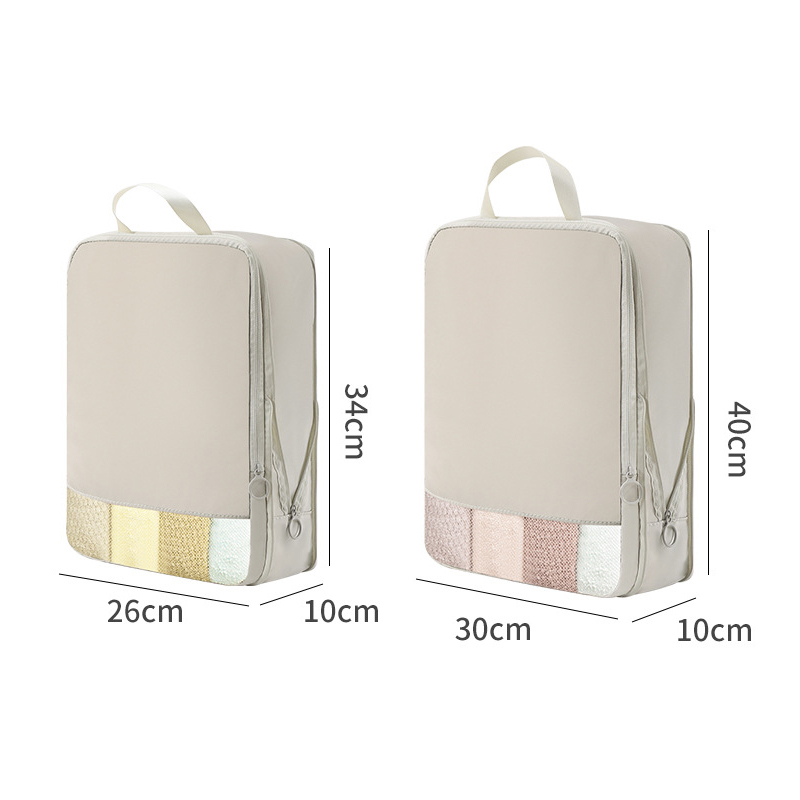 Travel Accessories Packing Cubes - 2pcs 세트 소프트 여행 주최자 보관