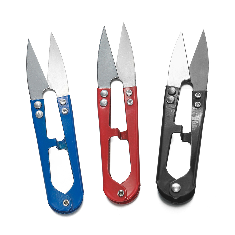 Mini Iron Travel - 1pc 철 U 자형 봉제 가위