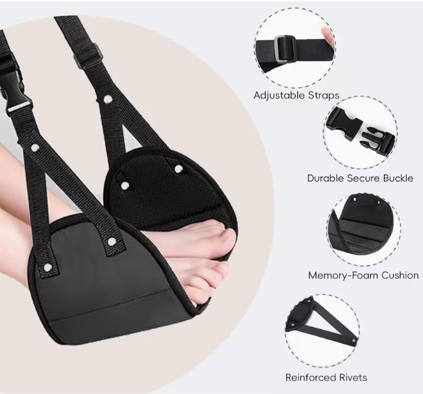 Travel Accessories Long Haul - 조절 가능한 발 받침대와 N 휴대용