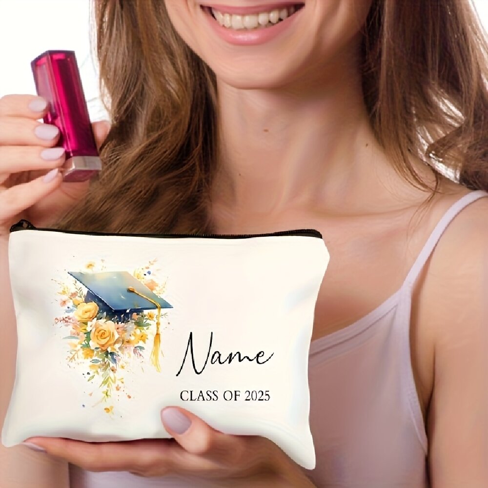 Travel Accessories Gifts For Her - 맞춤형 배구 프린트 폴리에스터 화장품 가방