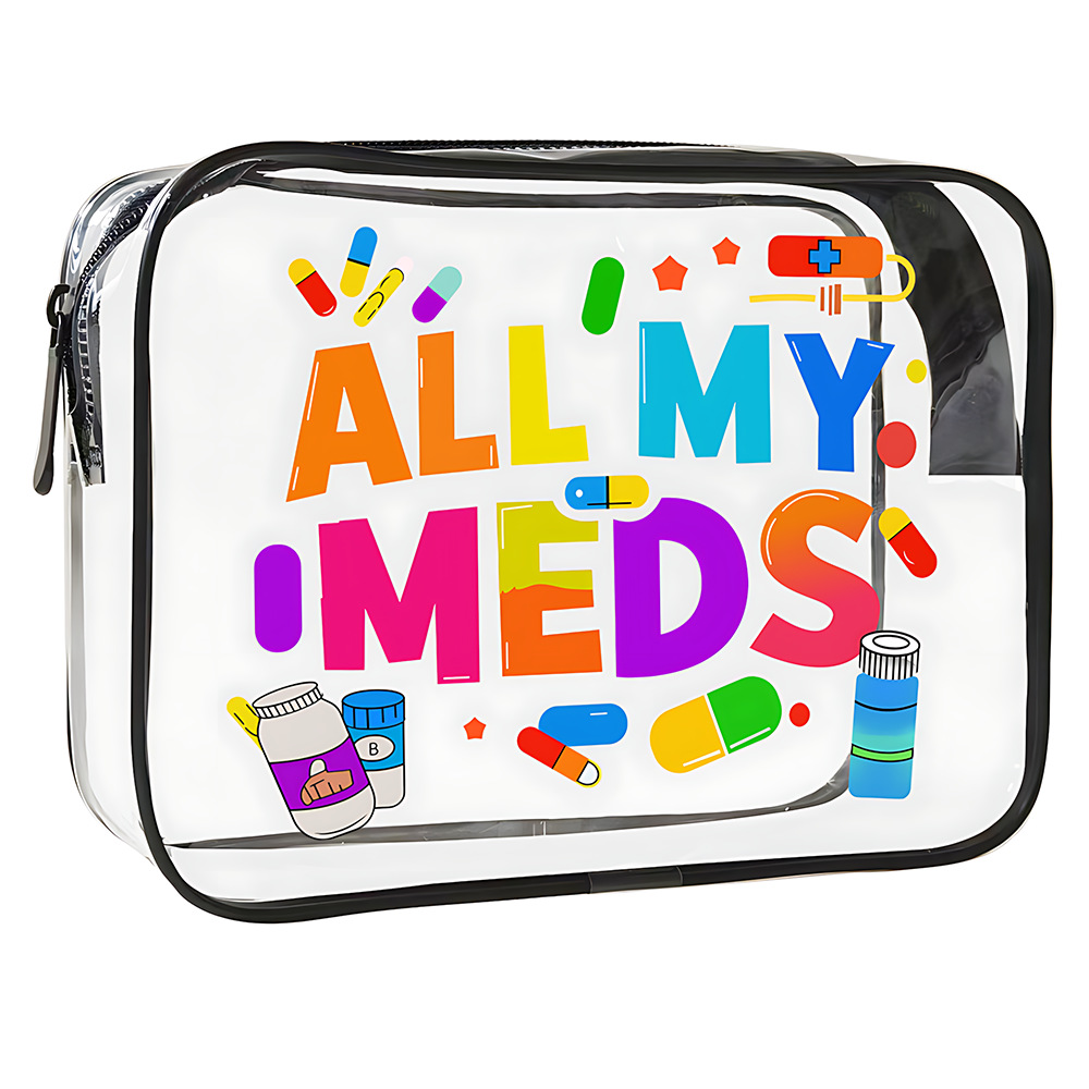Toiletry Bag Tsa - 1PC 투명 메이크업 가방 여행용 세면도구
