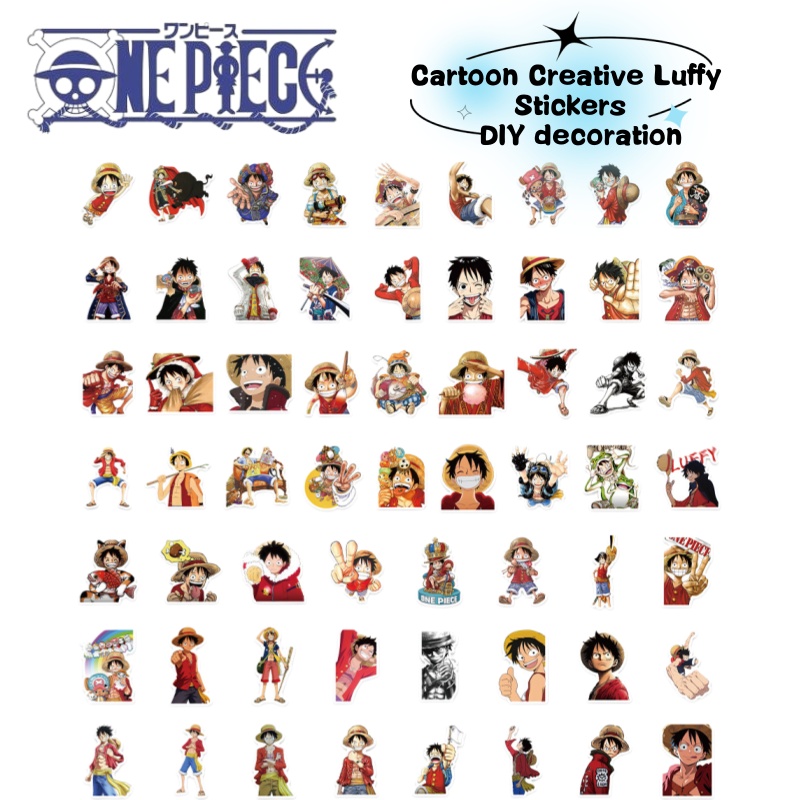 Luggage Cover Protector - 원피스 애니메이션 캐릭터 루피 만화 그래피티