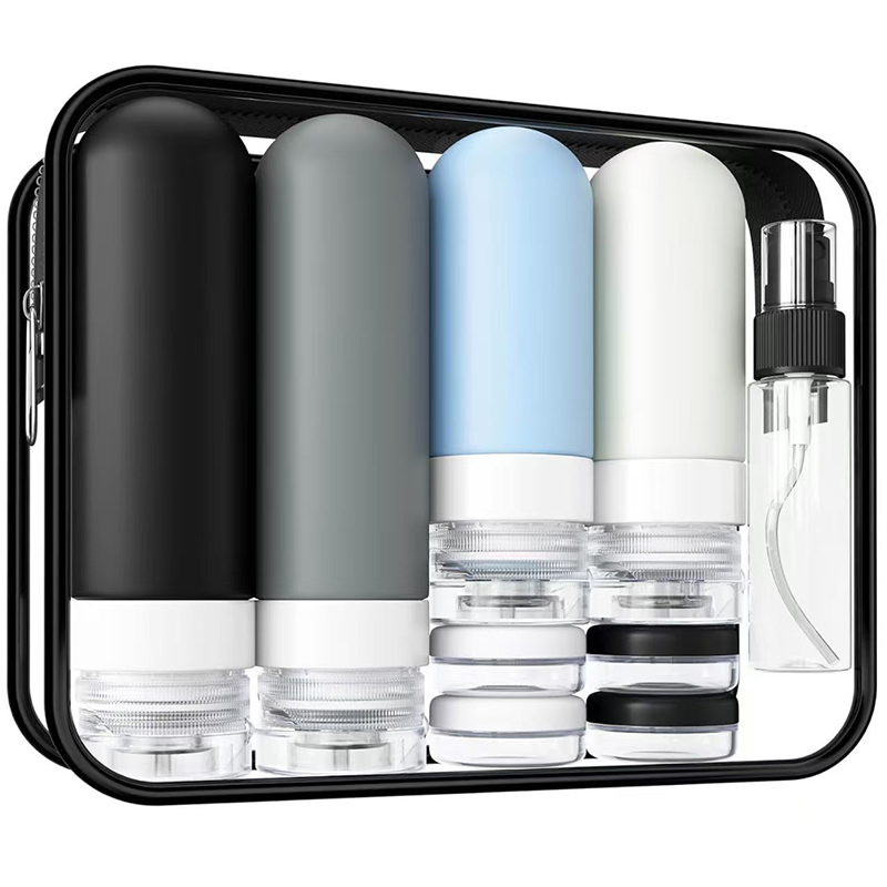 Toiletry Bag Tsa - 17종 실리콘 누수 방지 여행용 병