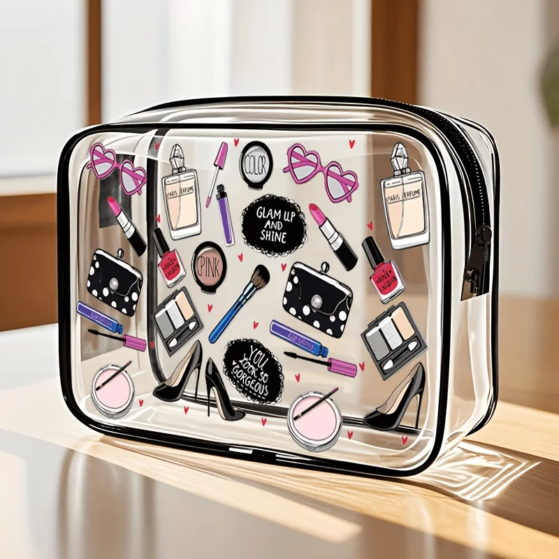 Toiletry Bag Tsa - 1pc 투명 메이크업 가방 투명 여행
