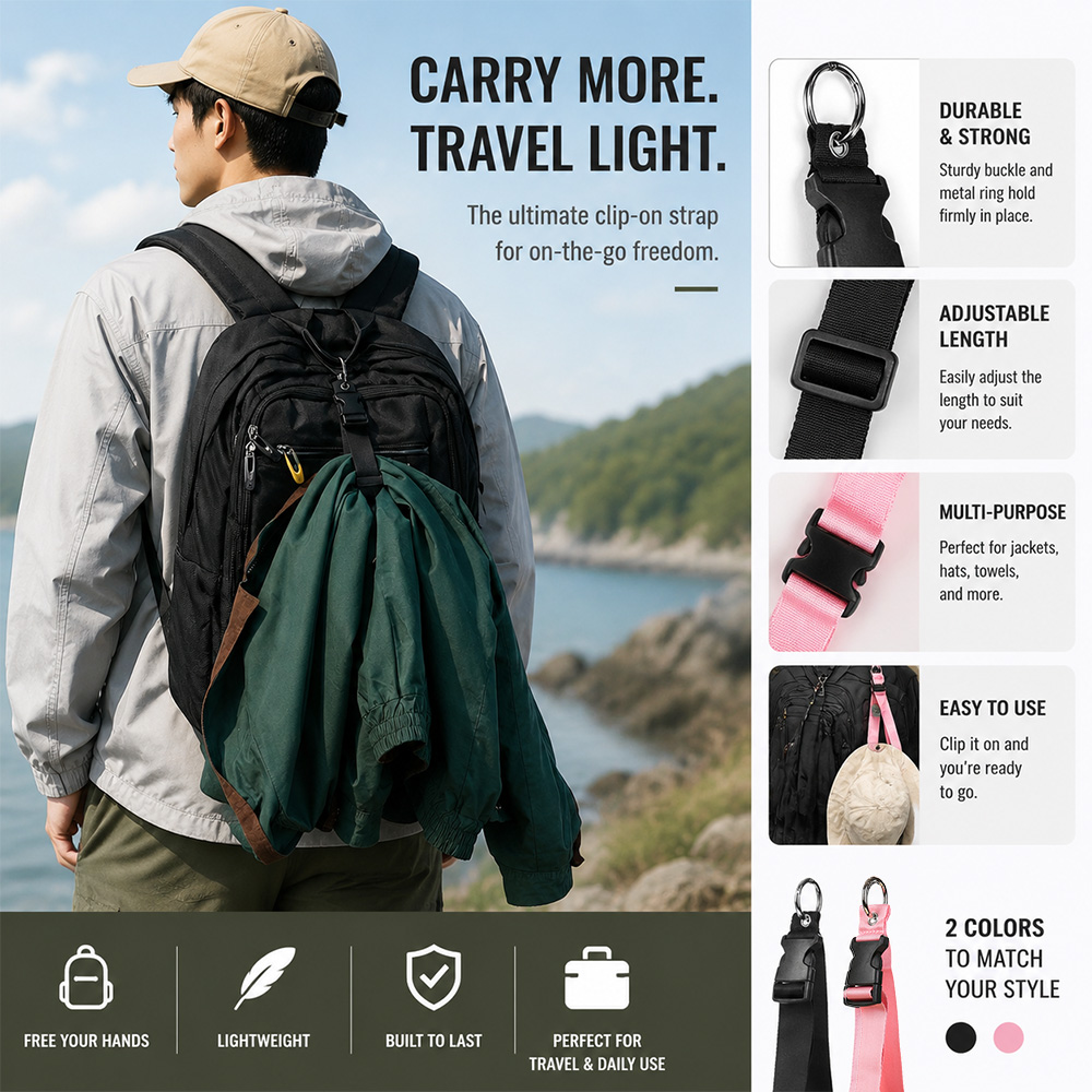 Travel Accessories Gifts For Women - 휴대용 도난 방지 수하물 스트랩 내구성
