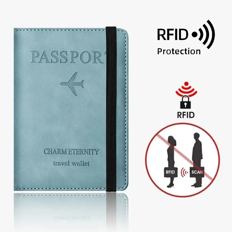 여성용 RFID 여행 여권 거치대 커버 케이스, 비즈니 - Travel Accessories Long Flight 리뷰 및 가격