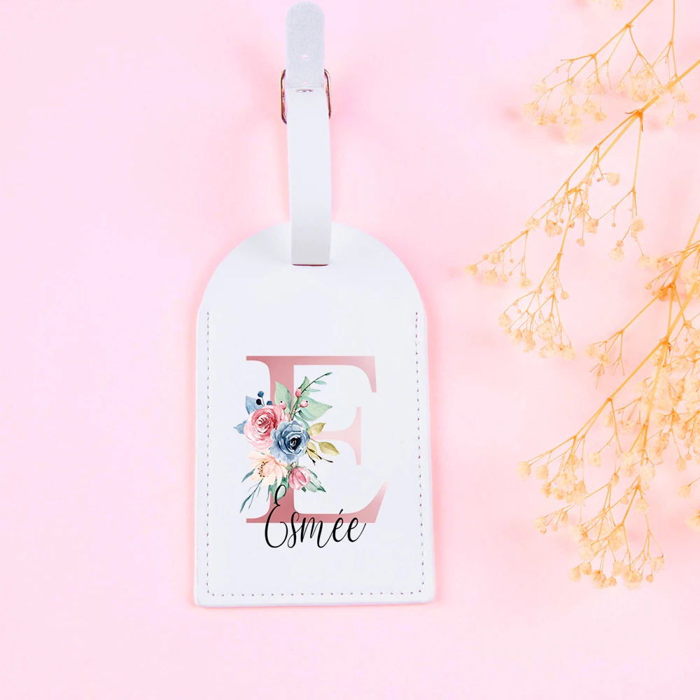 맞춤형 이름 Pu 가죽 수하물 태그, 여행 가방, 식별 - Travel Accessories Gifts For Her 리뷰 및 가격