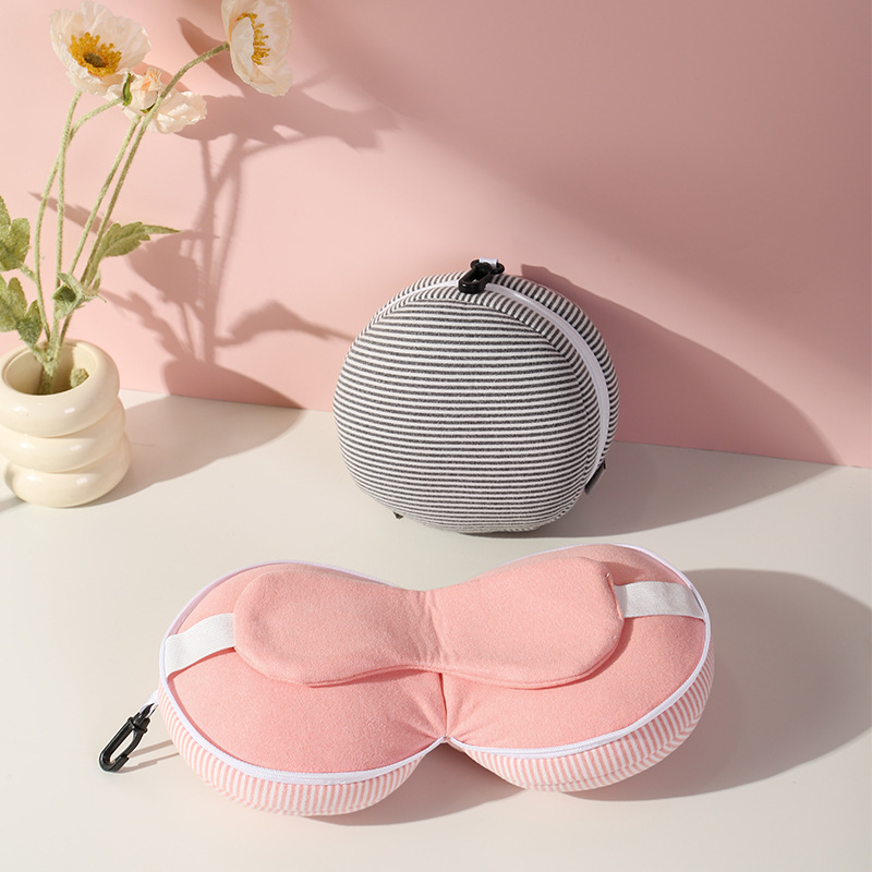 2 in 1 여행용 목베개 (수납가방 포함), 접이식  - Travel Accessories Car 리뷰 및 가격