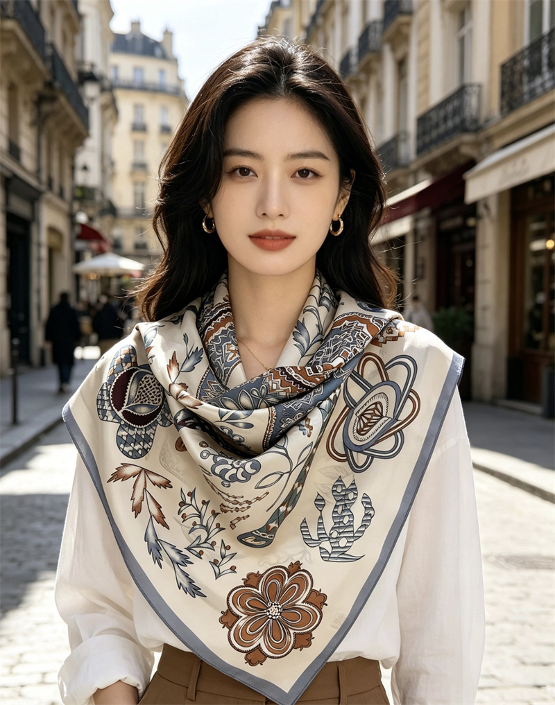 말 프린트 여성용 90CM 반다나 90 숄 가방 벨트  - Travel Accessories Gifts For Women 리뷰 및 가격
