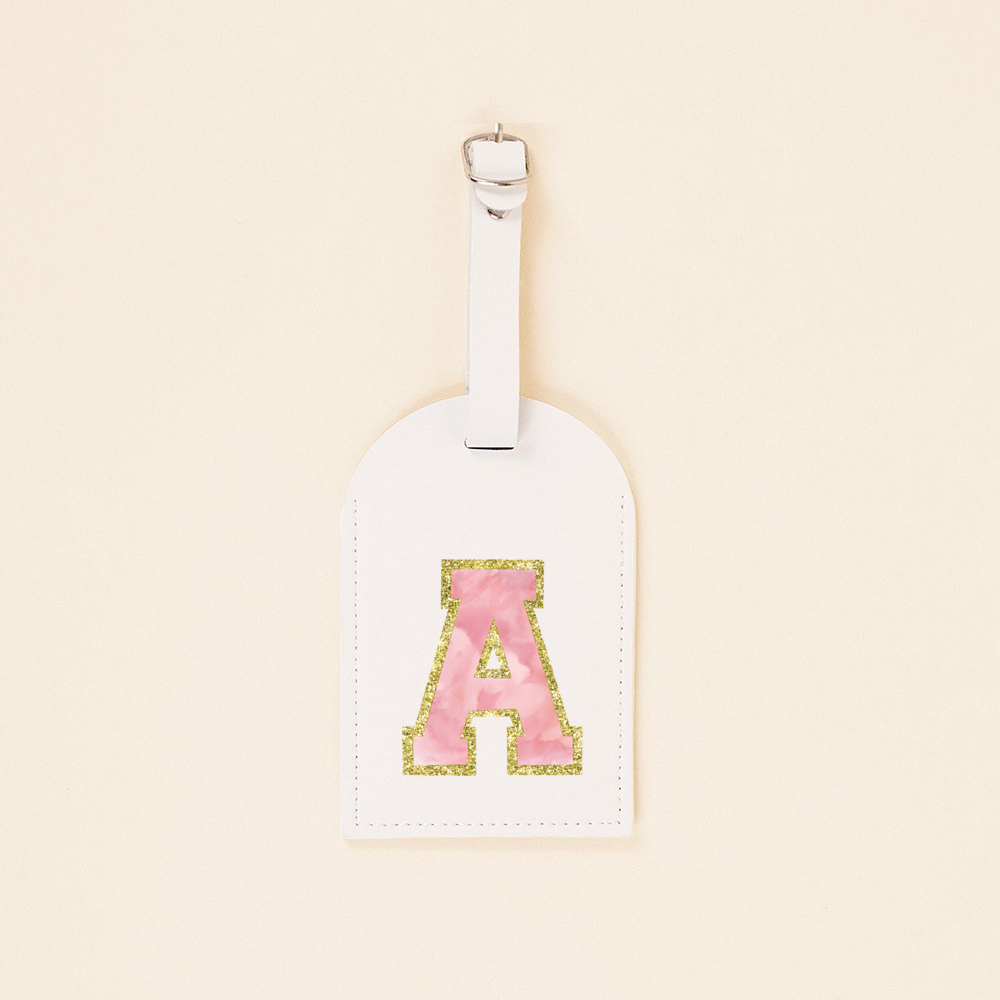 레터 모노그램 수하물 태그, 여아용 PU 가죽, 여행  - Travel Accessories Gifts For Her 리뷰 및 가격
