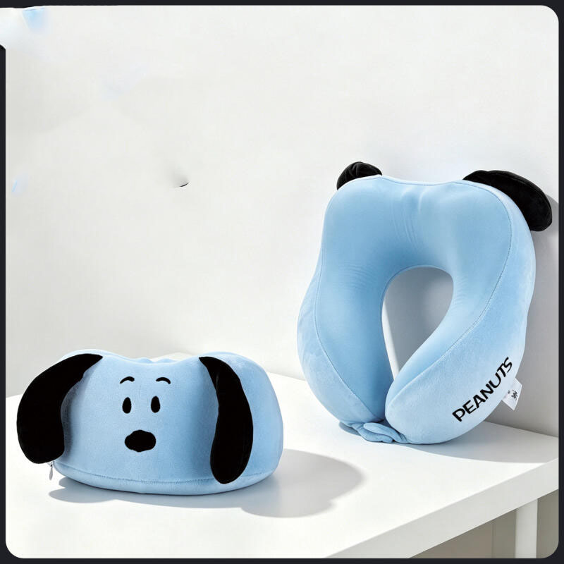 귀여운 스누피 U자형 목베개 휴대용 소프트 여행용 목  - Travel Accessories In Train 리뷰 및 가격