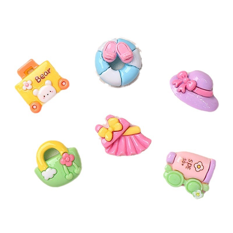 여름 해변 모자 수지 만화 카보 숑 DIY 장식 액세서 - Travel Accessories Wholesale Suppliers 리뷰 및 가격
