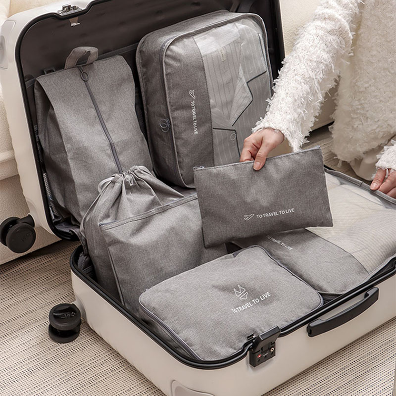 남녀공용 7종 여행용 짐 정리 큐브 세트, 방수 러기지 - Travel Accessories Packing Cubes 리뷰 및 가격