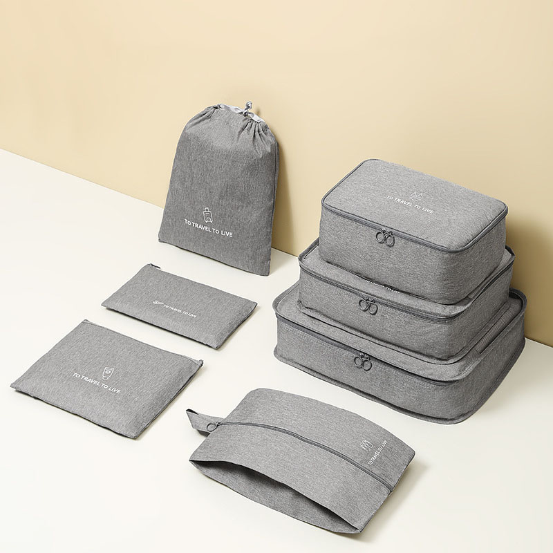 남녀공용 7종 여행용 짐 정리 큐브 세트, 방수 러기지 - Travel Accessories Packing Cubes 리뷰 및 가격