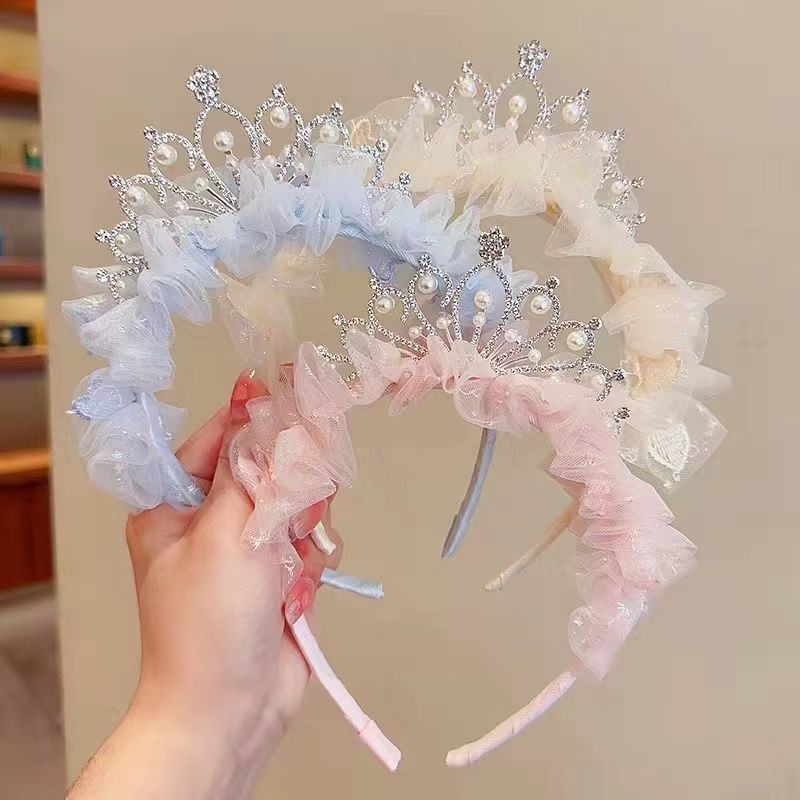달콤한 사랑스러운 소녀 머리띠 헤어 액세서리 핑크 블루 - Travel Accessories Gifts For Women 리뷰 및 가격