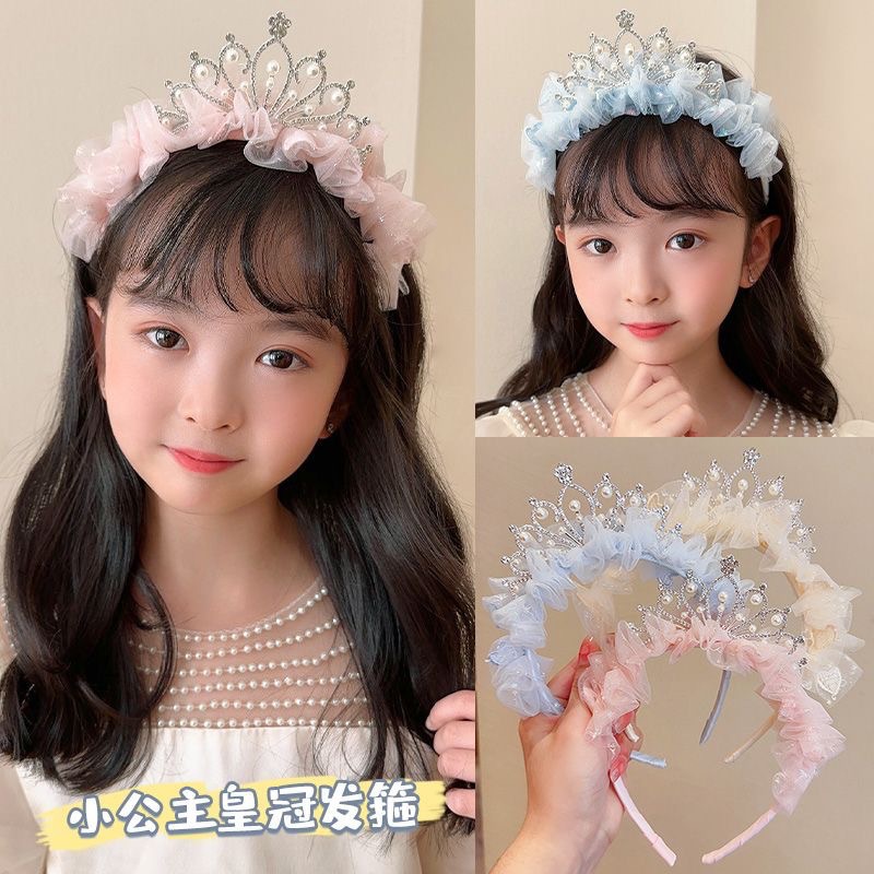 달콤한 사랑스러운 소녀 머리띠 헤어 액세서리 핑크 블루 - Travel Accessories Gifts For Women 리뷰 및 가격