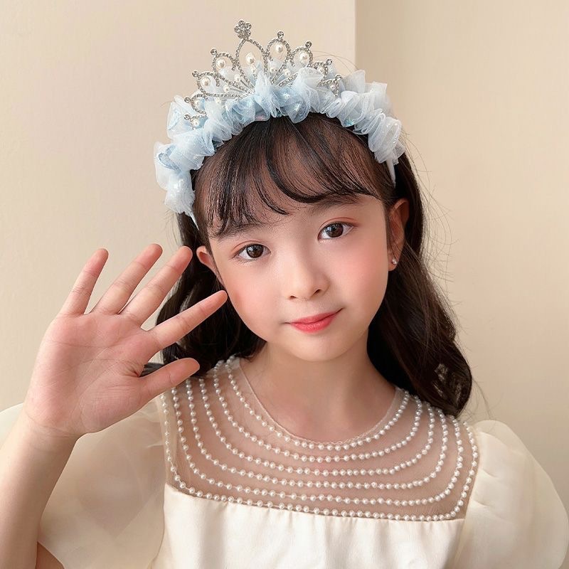 달콤한 사랑스러운 소녀 머리띠 헤어 액세서리 핑크 블루 - Travel Accessories Gifts For Women 리뷰 및 가격