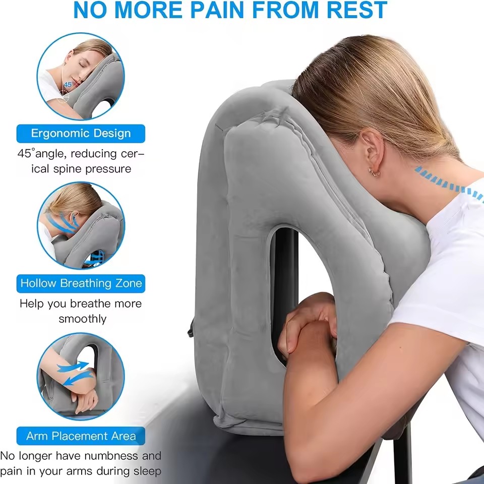 팽창식 여행용 베개, 목과 머리 지지대가 있는 여행용품 - Travel Accessories Long Flight 리뷰 및 가격