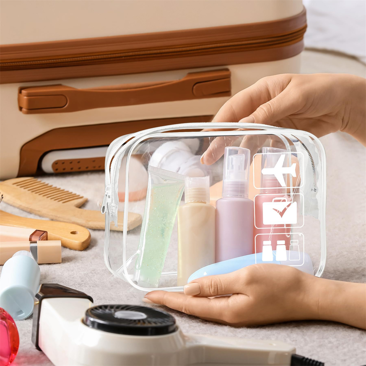 1개 투명 세면도구 가방 TSA 승인 여행 가방, 공항 - Toiletry Bag Tsa 리뷰 및 가격
