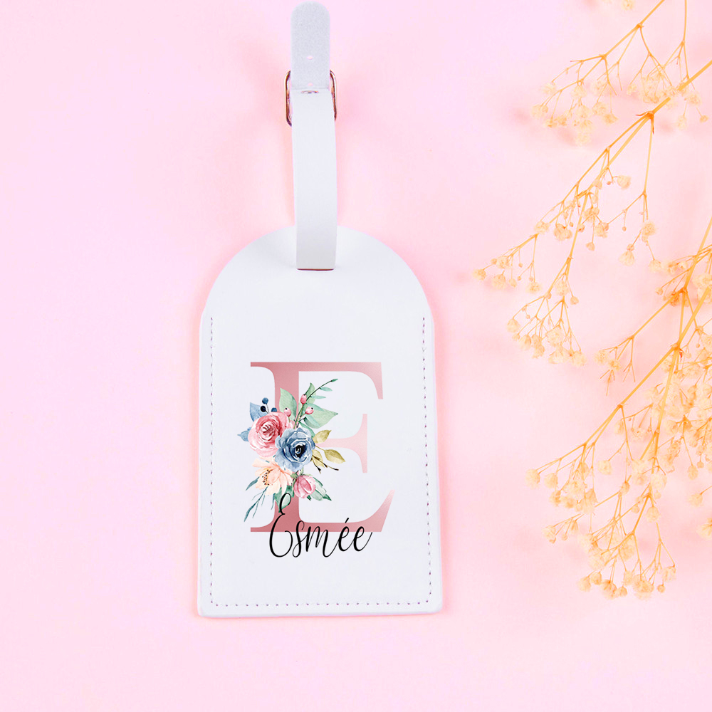 개인화 된 사용자 정의 이름 Pu 가죽 수하물 태그 가 - Travel Accessories Gifts For Her 리뷰 및 가격