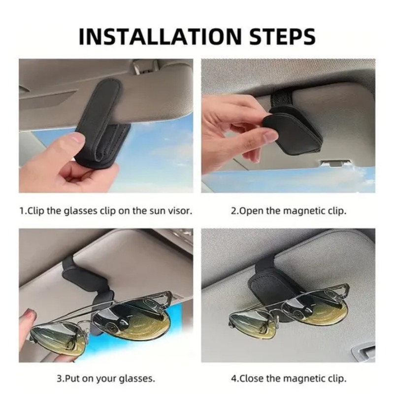 차량용 햇빛 가리개 안경 케이스 홀더 선글라스 클립 티 - Travel Accessories Car 리뷰 및 가격