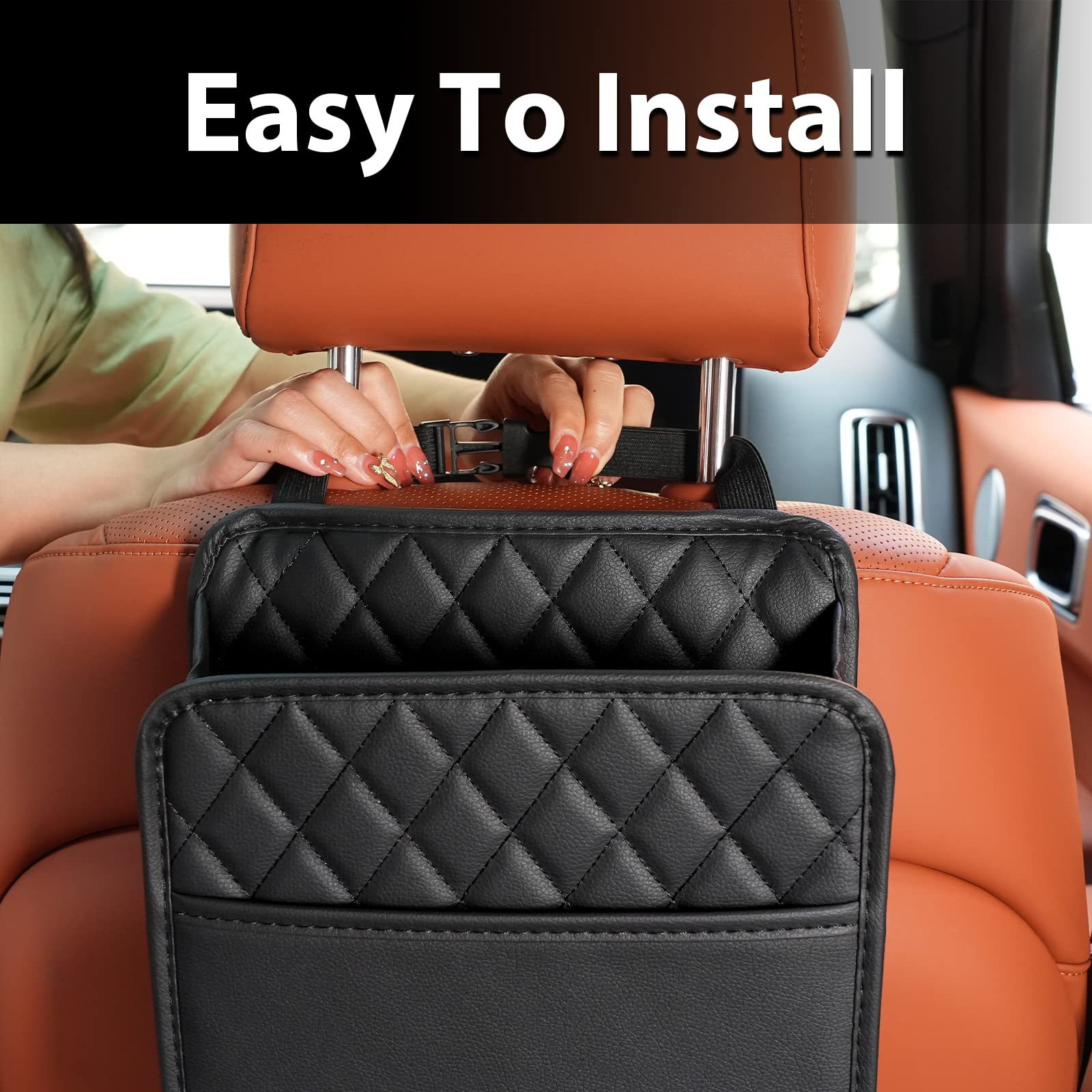 차량용 뒷좌석 수납 포켓, PU 가죽 다용도 자동차 시 - Travel Accessories Car 리뷰 및 가격