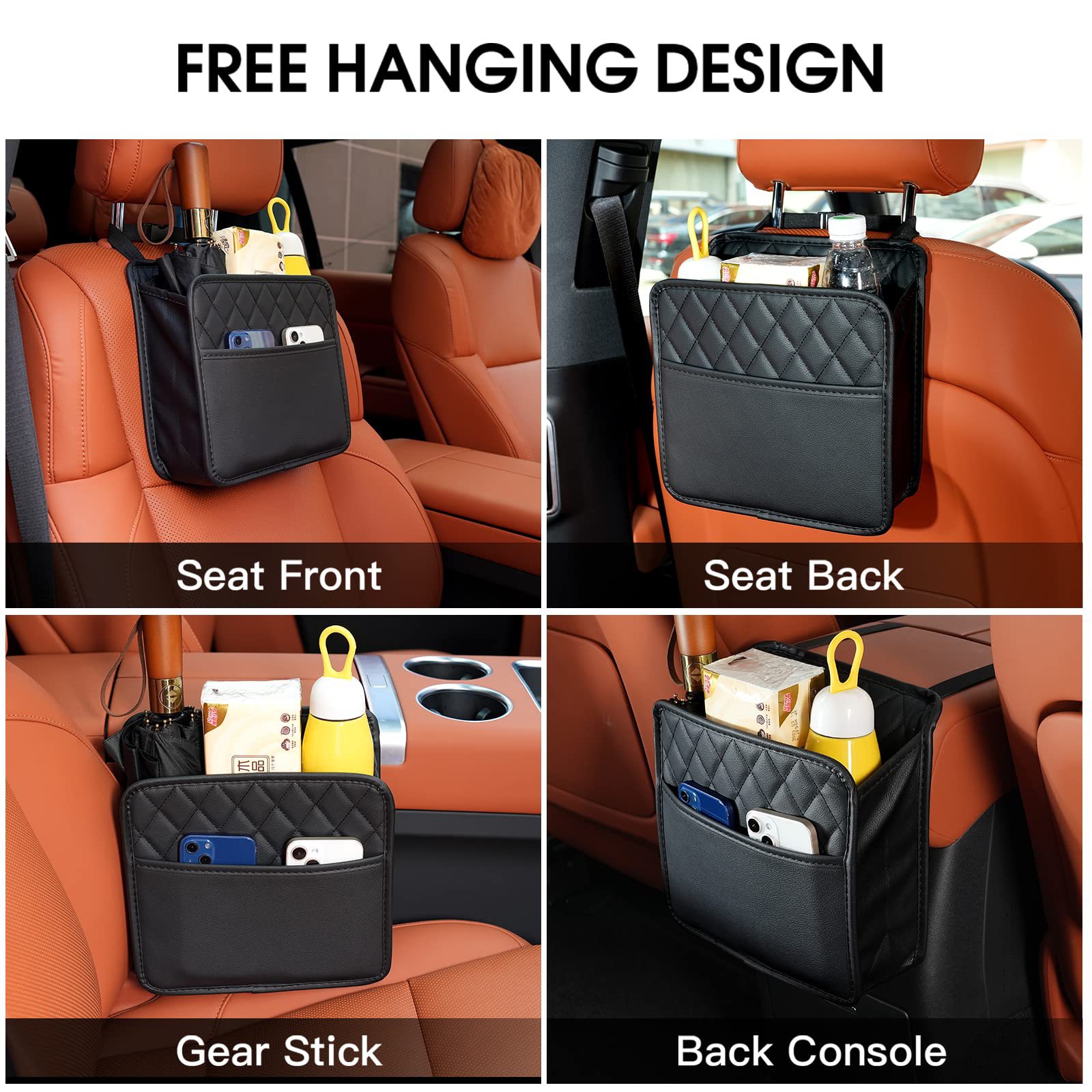 차량용 뒷좌석 수납 포켓, PU 가죽 다용도 자동차 시 - Travel Accessories Car 리뷰 및 가격