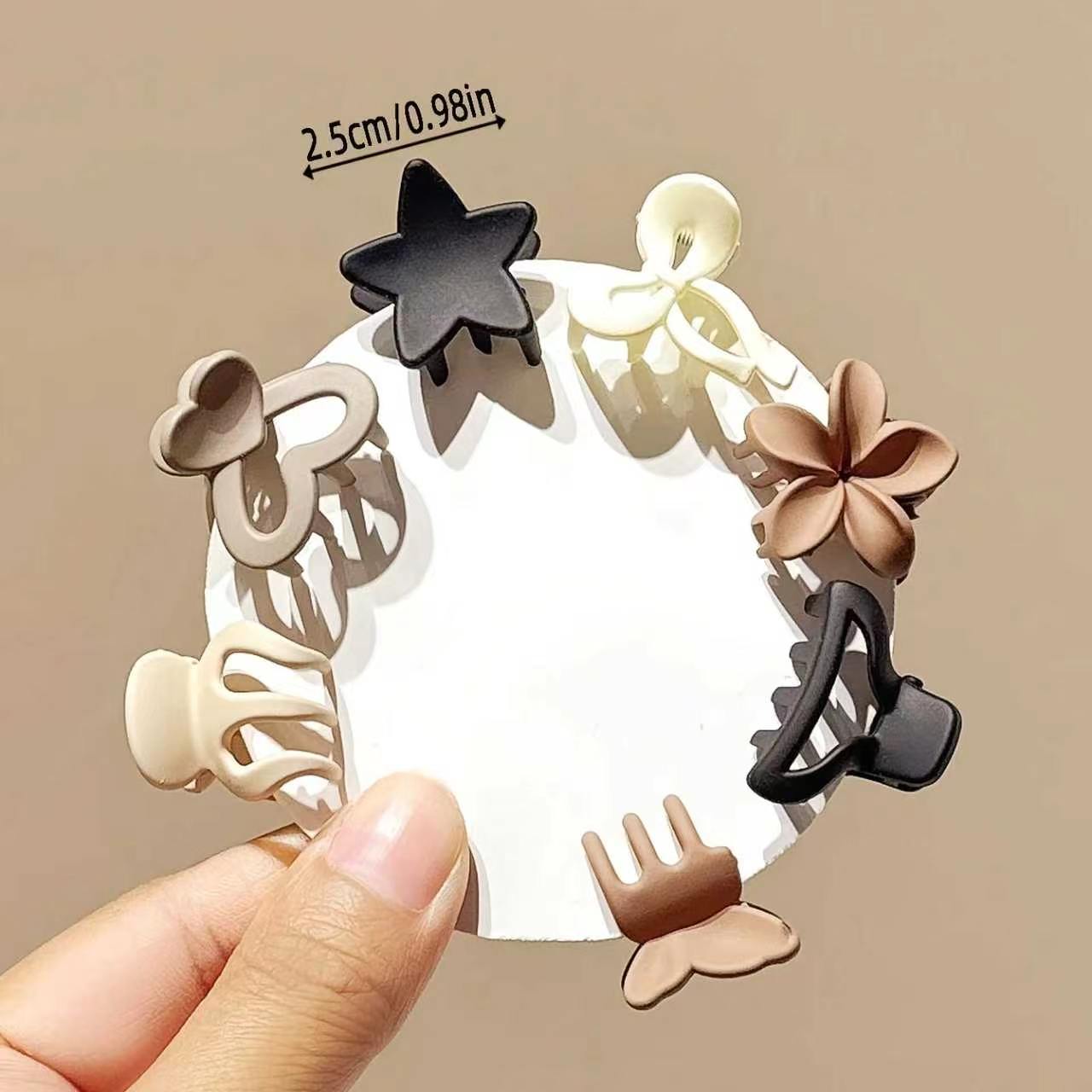 10/20/30개 베이지 혼합 팩 작은 클립, 귀여운  - Travel Accessories Girls 리뷰 및 가격