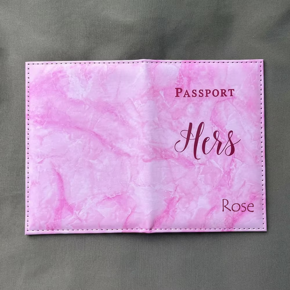 맞춤형 대리석 여권 커버 커플용 여행 지갑 PU 가죽  - Travel Accessories Gifts For Her 리뷰 및 가격