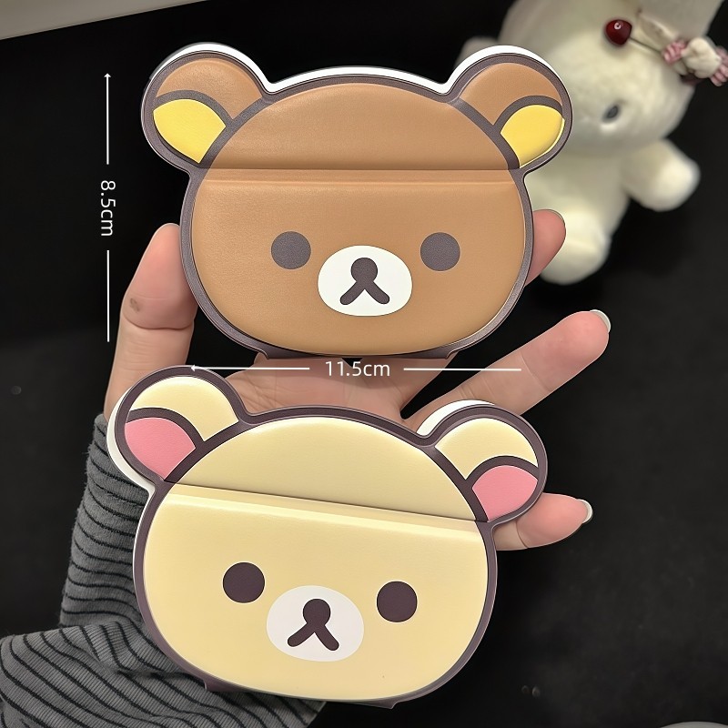 릴라쿠마 접이식 화장 거울 귀여운 심플 휴대용 손거울  - Travel Accessories Girls 리뷰 및 가격