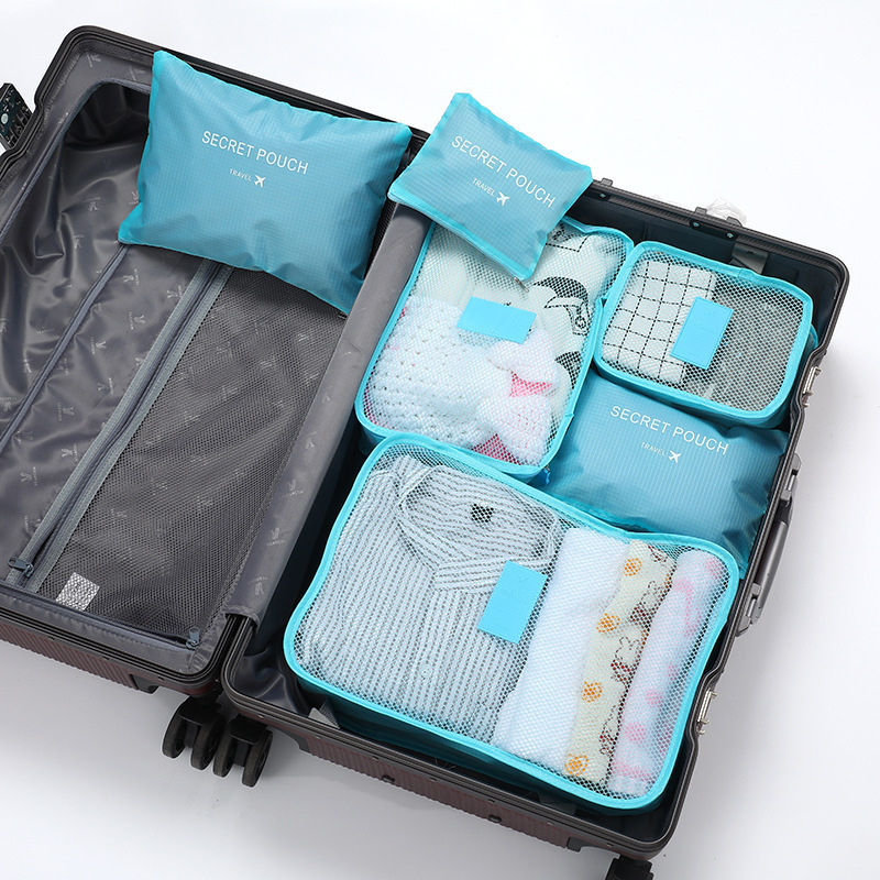 6 세트 여행용 수납 가방 작은 사이즈 짐 싸기 큐브  - Travel Accessories Packing Cubes 리뷰 및 가격