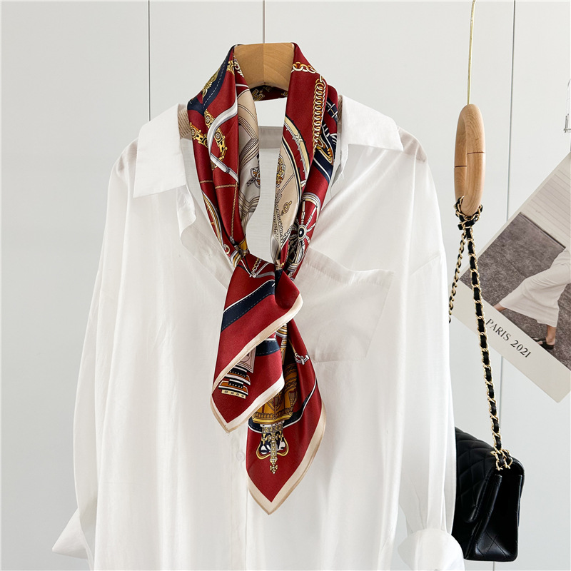 12MM 부드러운 실크 스카프 여성 90CM 반다나 숄 - Travel Accessories Gifts For Women 리뷰 및 가격