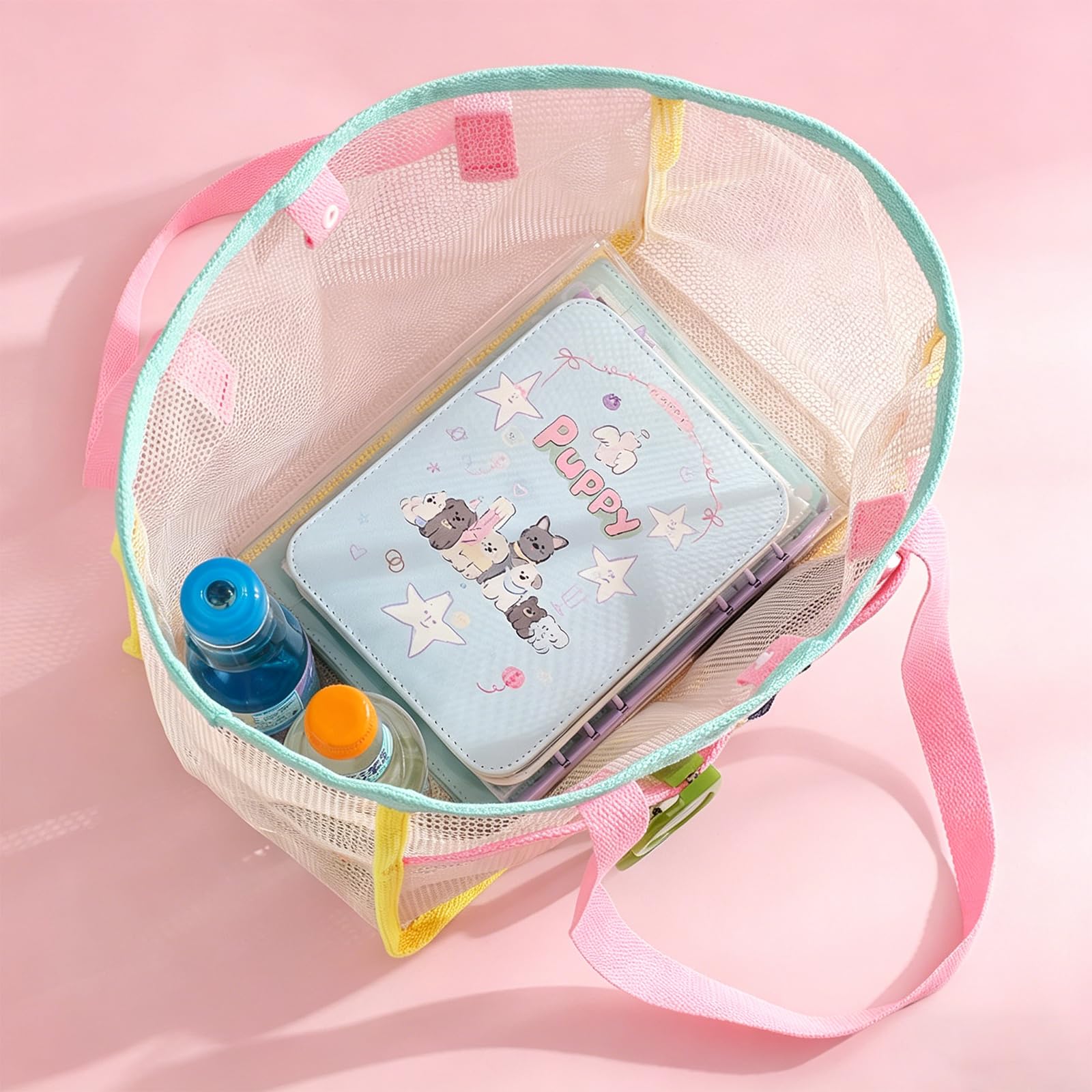 여성용 비치백, 화려한 접이식 그물망 모래 가방, 여행 - Travel Accessories And Bags 리뷰 및 가격