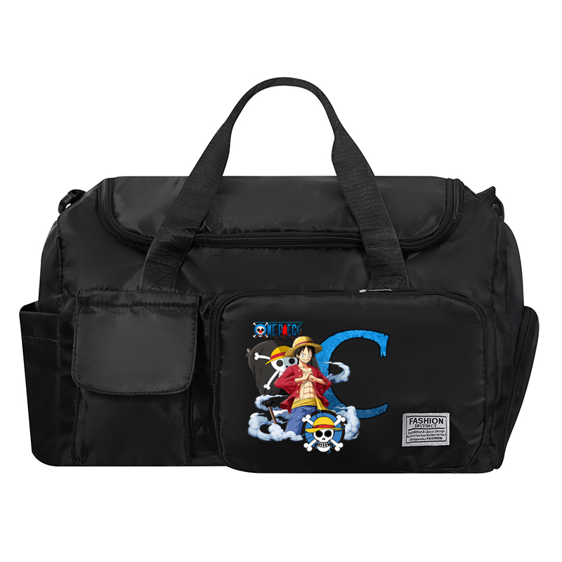 원피스 남녀 여행 가방 애니메이션 A-Z 레터 프린트  - Travel Accessories And Bags 리뷰 및 가격