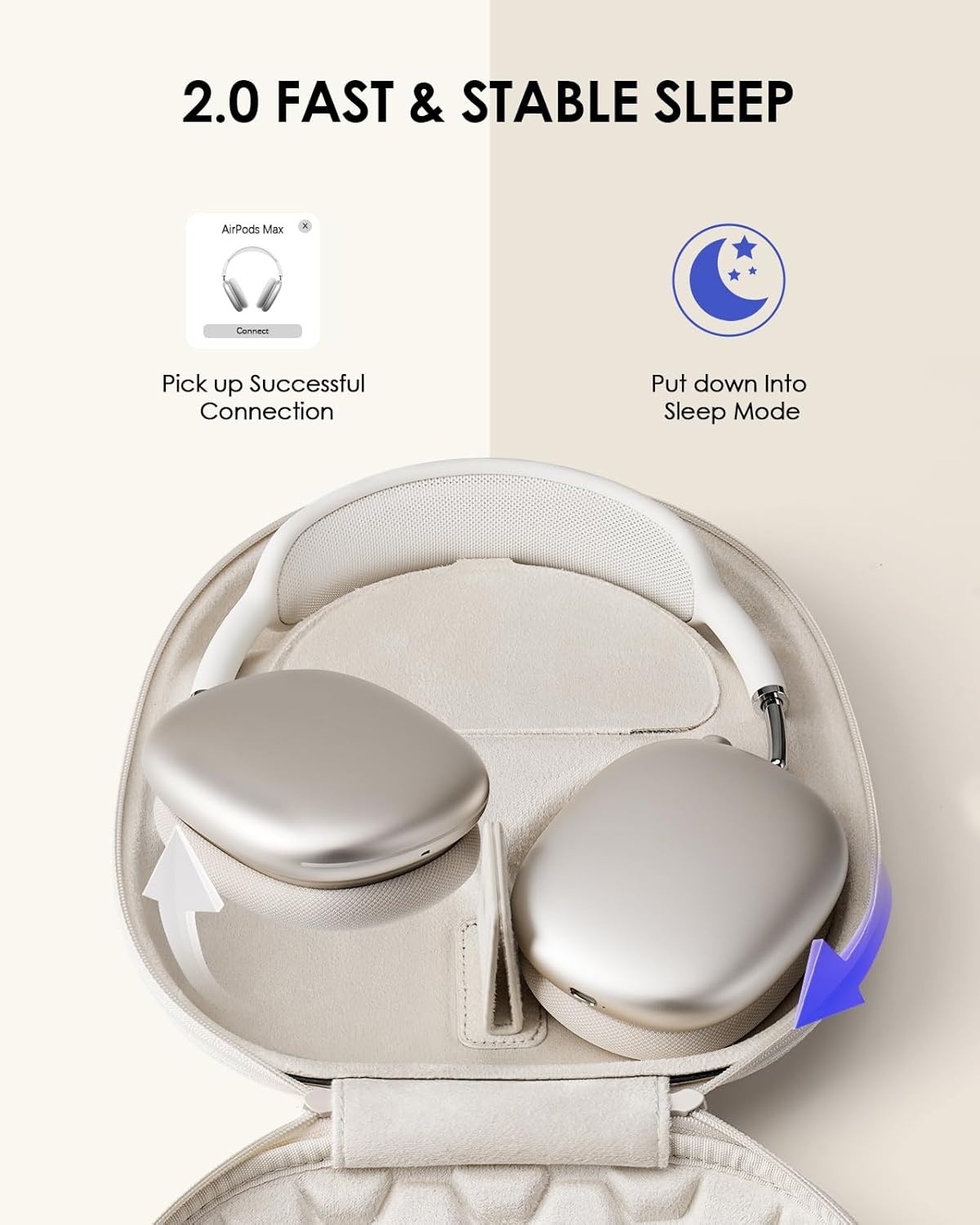 에어팟 맥스 헤드폰용 스마트 케이스 2.0, 자석 뚜껑 - Travel Accessories Packing Cubes 리뷰 및 가격