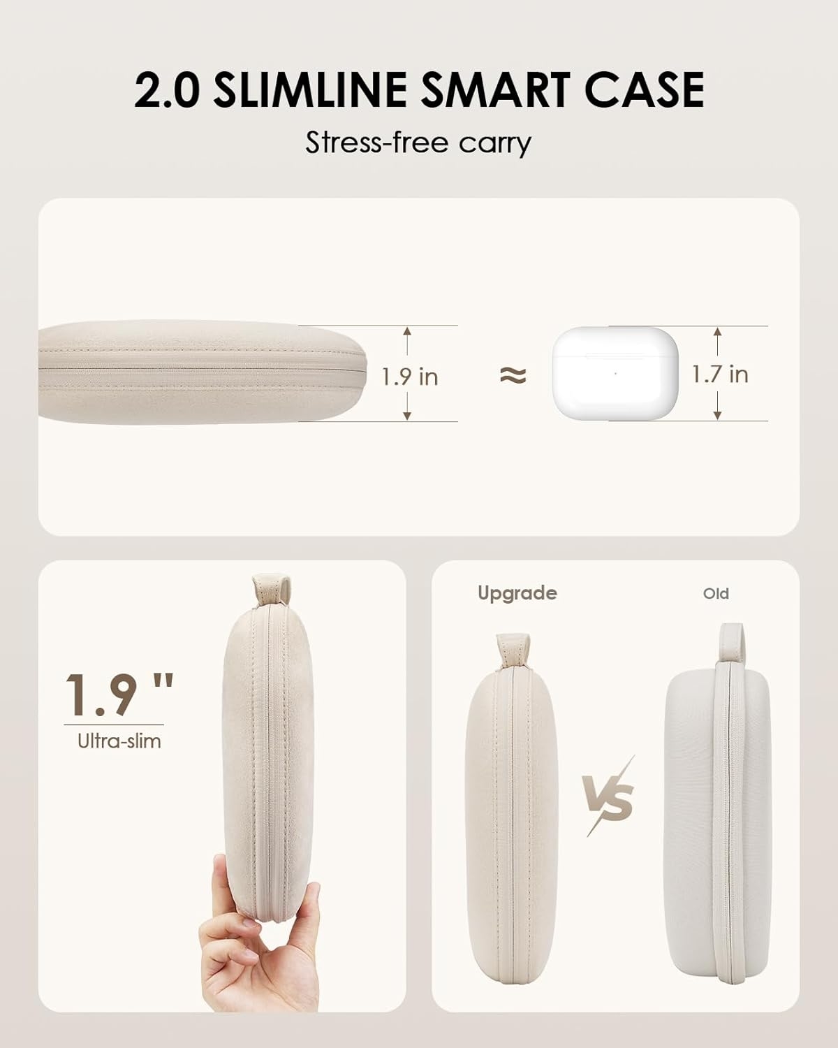 에어팟 맥스 헤드폰용 스마트 케이스 2.0, 자석 뚜껑 - Travel Accessories Packing Cubes 리뷰 및 가격