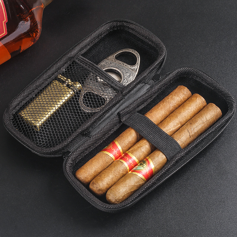 1개 휴대용 시가 여행 케이스 EVA 경량 시가 홀더  - Travel Accessories And Bags 리뷰 및 가격