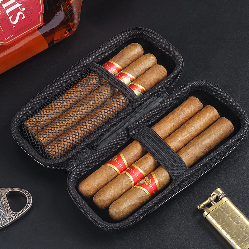 1개 휴대용 시가 여행 케이스 EVA 경량 시가 홀더  - Travel Accessories And Bags 리뷰 및 가격
