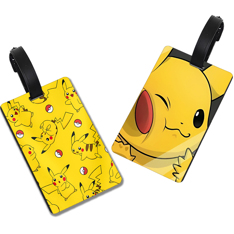 포켓몬 만화 수하물 태그 카와이 개인 정보 보호 수하물 - Travel Accessories And Bags 리뷰 및 가격