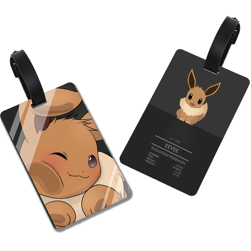 포켓몬 만화 수하물 태그 카와이 개인 정보 보호 수하물 - Travel Accessories And Bags 리뷰 및 가격