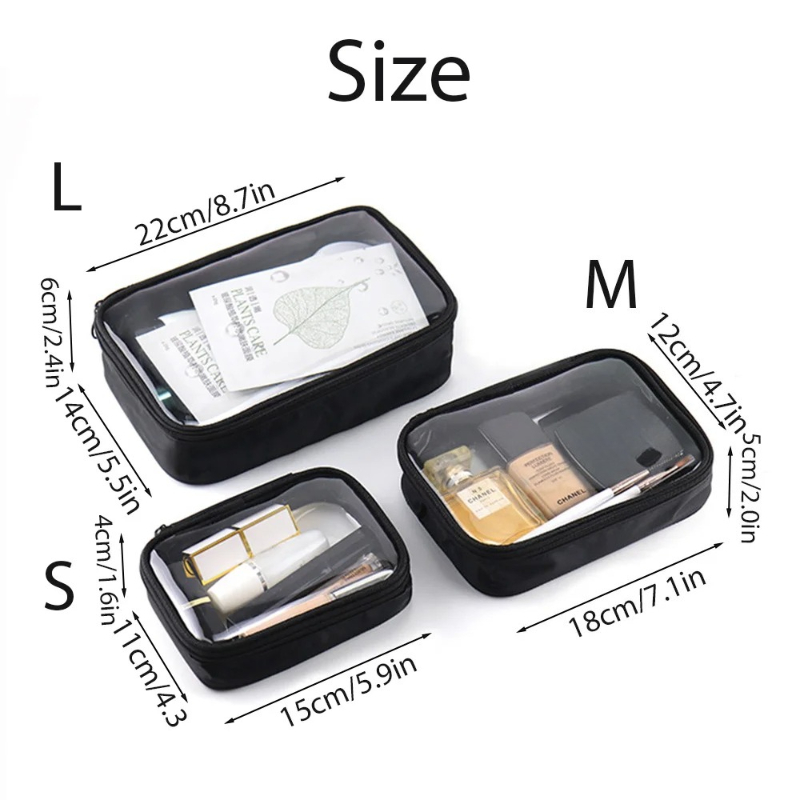 여성용 투명 메이크업 가방, 방수 세면도구 가방, 휴대 - Toiletry Bag Tsa 리뷰 및 가격