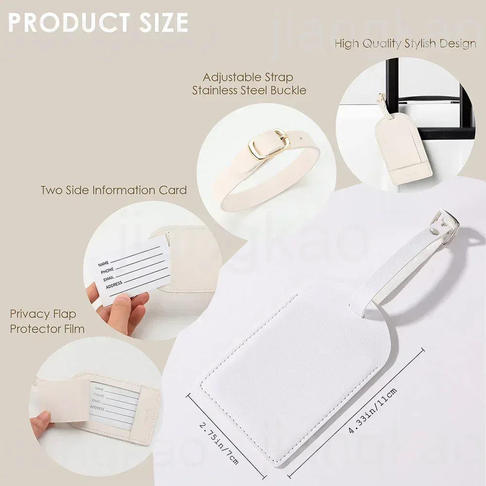 개인화 된 PU 수하물 태그 이름이있는 심장 편지 가방 - Travel Accessories Gifts For Her 리뷰 및 가격