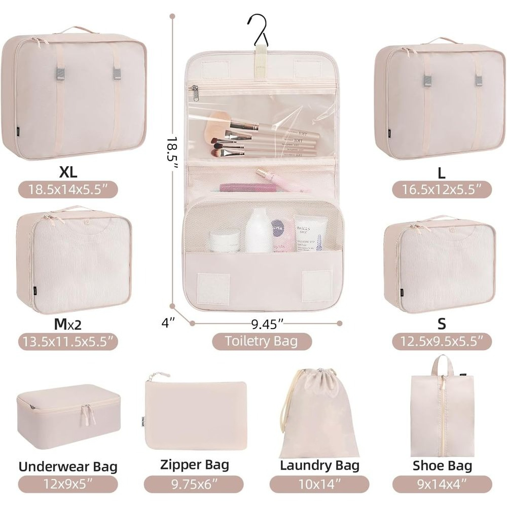 세트/8개 세트/10개 세트 패킹 큐브 다양한 사이즈  - Travel Accessories Packing Cubes 리뷰 및 가격