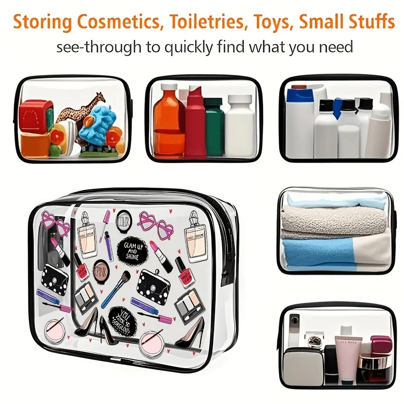 1pc 투명 메이크업 가방 투명 여행 세면 용품 파우치 - Toiletry Bag Tsa 리뷰 및 가격
