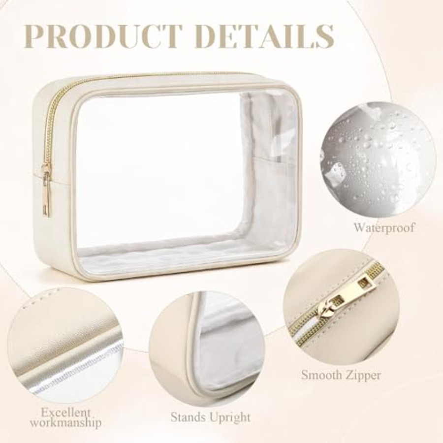 10개 투명 메이크업 가방 세트, TSA 규격 승인된  - Toiletry Bag Tsa 리뷰 및 가격