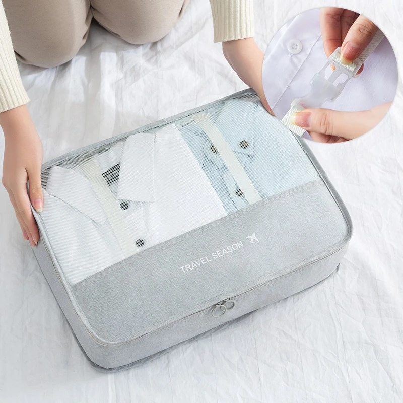 여행용 의류 보관 가방 패션 방수 의류 정리 가방 접이 - Travel Accessories And Bags 리뷰 및 가격